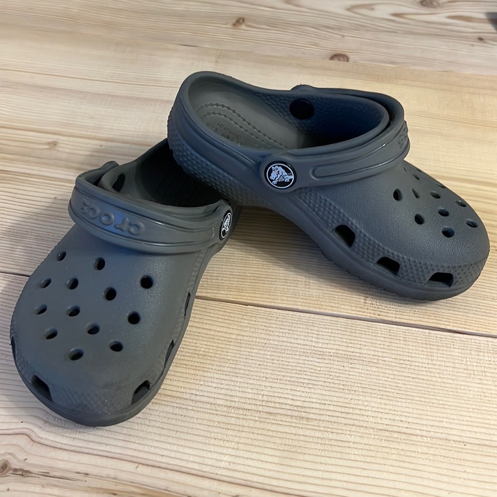 Grey Crocs